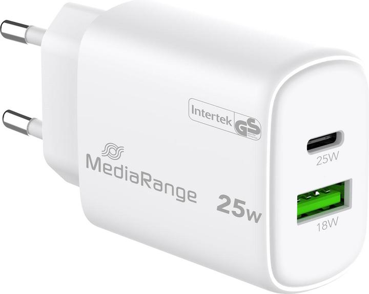 Actual product image MediaRange MRMA112 Mobile Device Charger White Indoor (25 W)