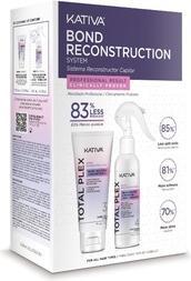 Actual product image Kativa Total Plex Bond Repair Kit 70ml Reconstructive Concentrate + Capillary Link Reconstruc (1300 ml, 2 x, 190 g)