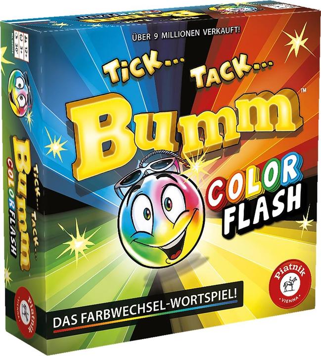 Actual product image Piatnik Tick tock boom colour flash (German)