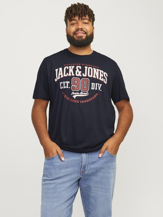 Image du produit Jack & Jones Jjelogo Tee Ss O-Neck 2 Col Aw24 S Pls (4XL)