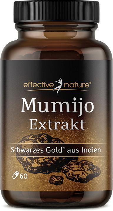 Effective Nature Mumijo Shilajit Extrakt (60 Stück, Kapseln, 37 g)