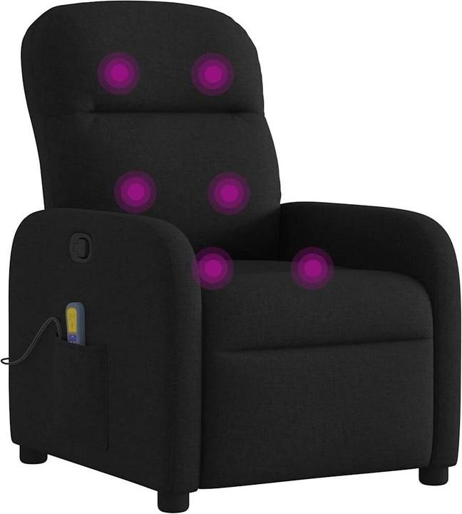 Immagine prodotto VidaXL Sedia da massaggio in tessuto nero