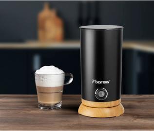 Productafbeelding Bestron Melkopschuimer, Black & Wood-serie