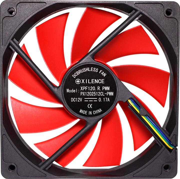 Actual product image Xilence Red Wing 120 PWM (120 mm, 1 x)