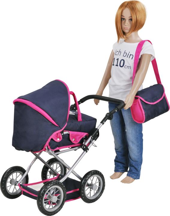 Immagine prodotto Knorrtoys Puppenwagen Ruby - "UMA.Das Einhorn" blue