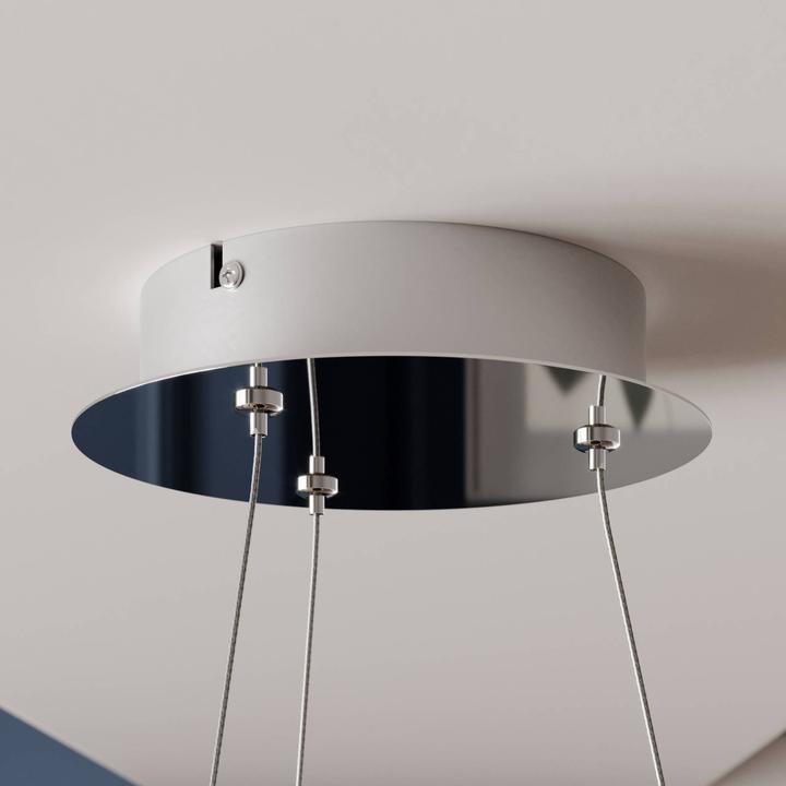 Immagine prodotto Lucande Lampada a sospensione Lyani Ø50 Cromo/Bianco (1800 lm)
