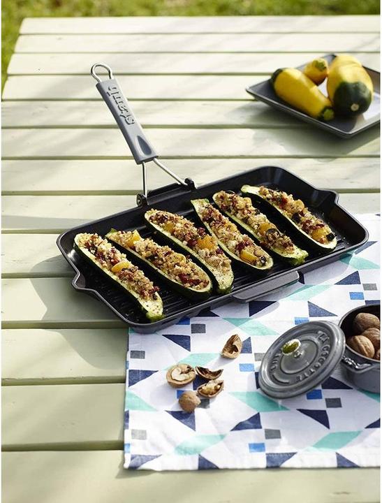 Image du produit Staub Poêle à griller (34 cm, Poêle à grillades, Fonte)