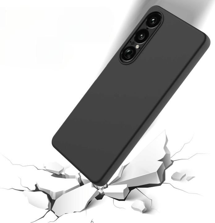 Produktbild Cover-Discount Sony Xperia 1 VII - Silikon Gummi Hülle mit Riemen (Sony Xperia 1 VI)