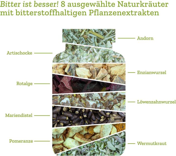 Actual product image Bitterliebe Valuable bitter substances (90 Piece, Capsules, 206 g)