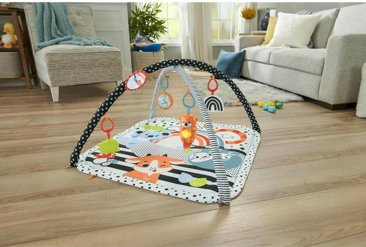 Actual product image Fisher-Price Animal Friends Contrast Play Blanket
