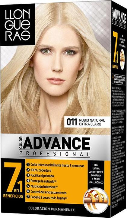 Llongueras COLOR ADVANCE #11-rubio natural extra claro (011)