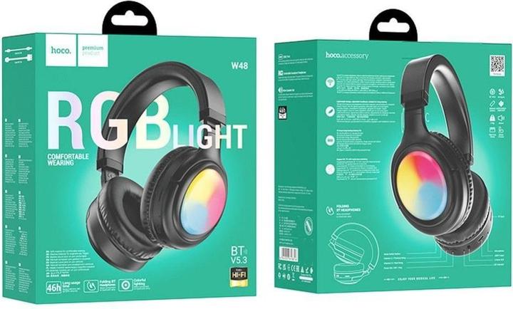 Actual product image Hoco W48 Focus, Schwarz (Wireless)