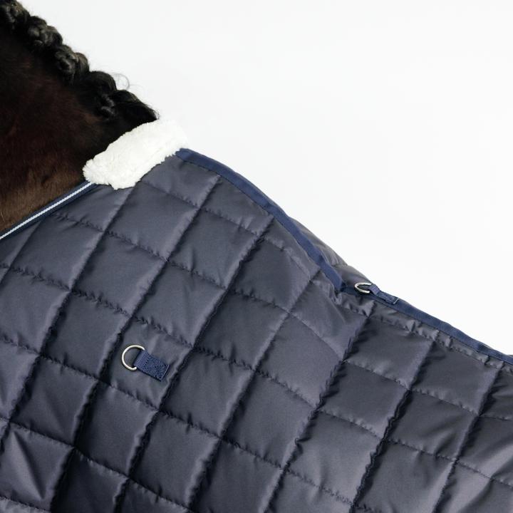 Image du produit Fouganza Couverture d'écurie COMBO 200 cheval/poney bleu marine (165 cm)