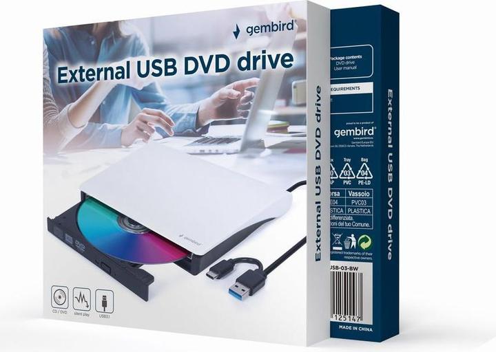 Immagine prodotto Gembird Unità DVD USB esterna (Unità DVD)