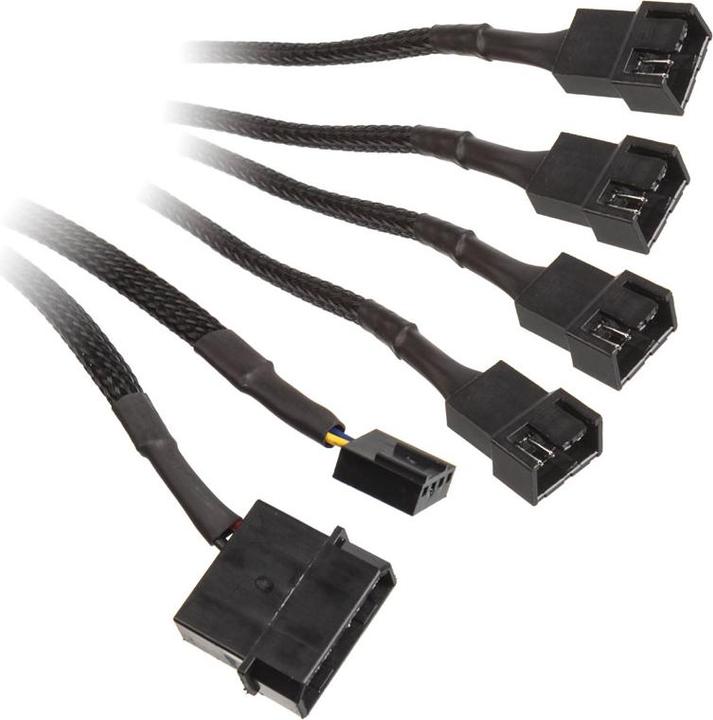 Actual product image EKWB EK-Cable Y-crossover for 4x 4-pin PWM fans