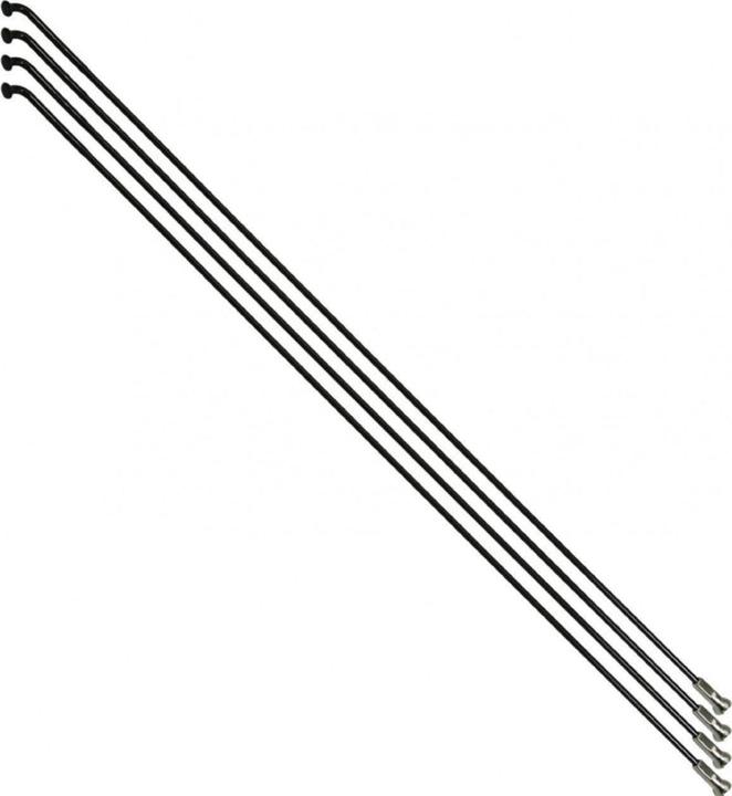 Produktbild P2R 4 speichen aus edelstahl mit abgewinkeltem kopf und nippeln sapim 285 mm