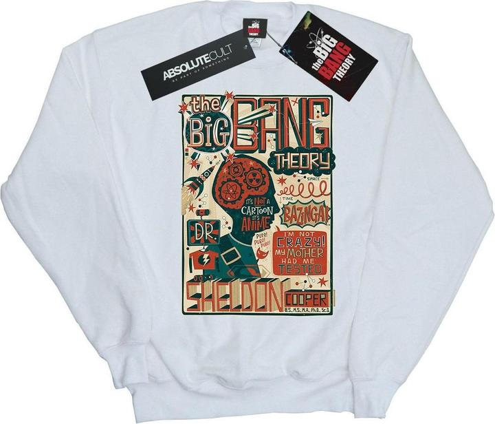 Big Bang Theory Infographic Poster Sweatshirt Mädchen