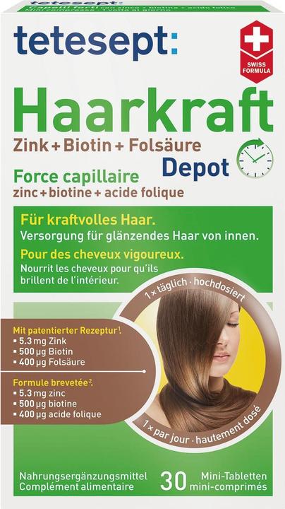 Produktbild Tetesept Haarkraft (30 Stück, Tabletten, 7.50 g)