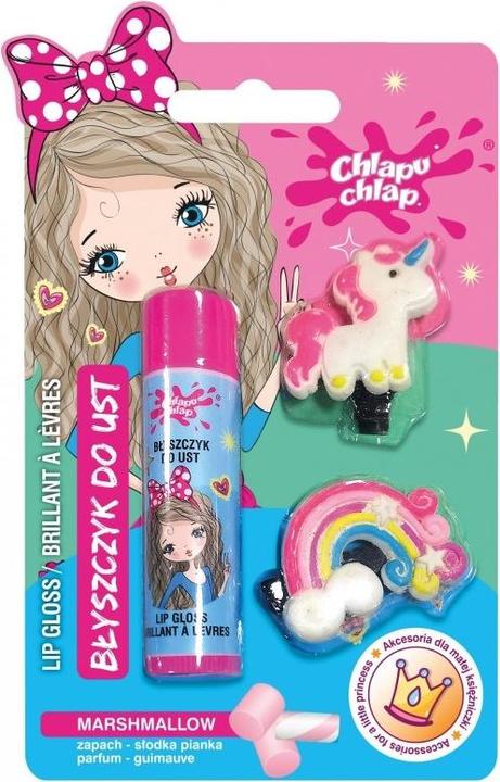 Image du produit Chlapu Chlap Splap Splap Foam Lip Gloss + 2 épingles à cheveux