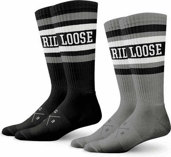Image du produit Loose Riders LRXGA Chaussettes Coton (lot de 2, Taille unique)