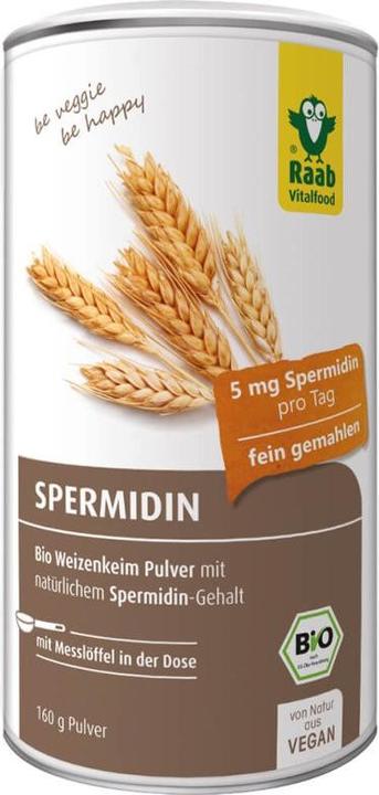 Image du produit Raab Poudre de spermidine de germe de blé bio (160 pièce(s), Poudre, 200 g)