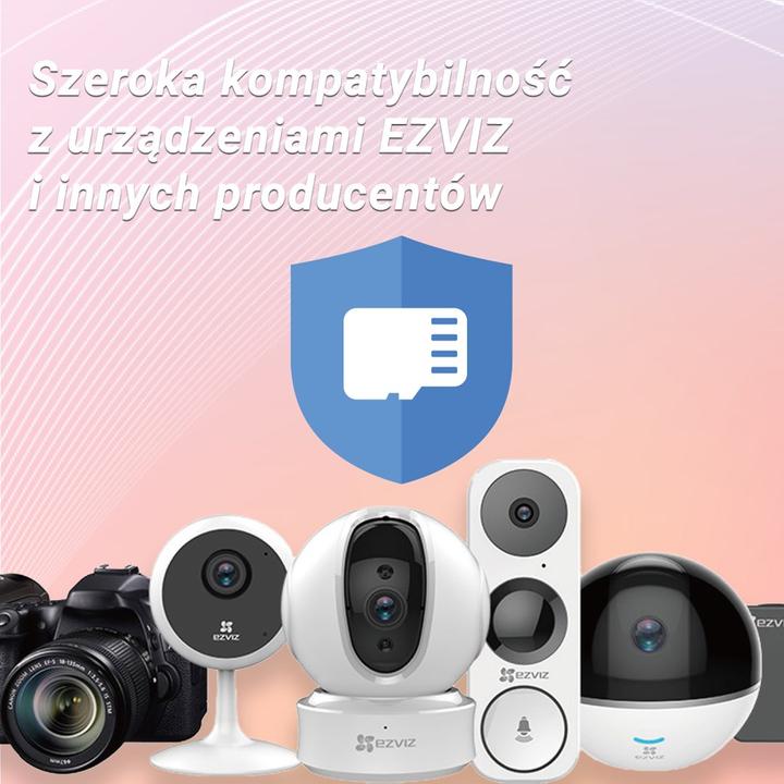 Image du produit EZVIZ Carte Micro SD 128Gb (128 Go, microSDXC, U3, UHS-I)