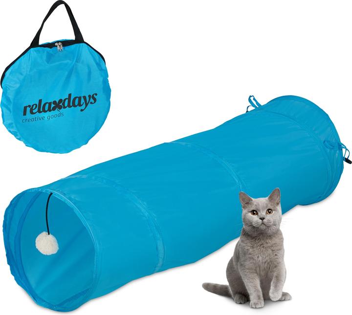 Image du produit Relaxdays Tunnel pour chats (Jouet d'occupation chat)