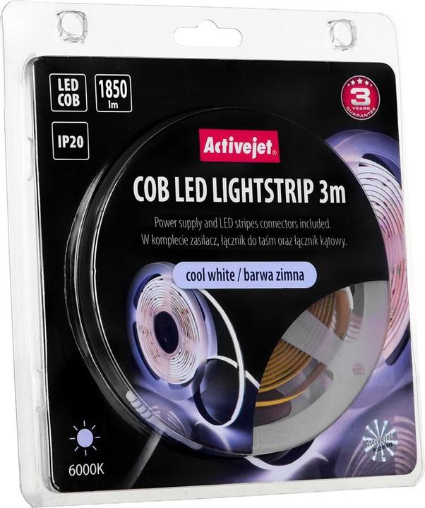 Actual product image Activejet AJE-COB zim universal strip light indoor (Cold White, 300 cm, Indoor)