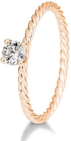 Breuning Verlobungsring Kordel (57, 585/14 K Gold)
