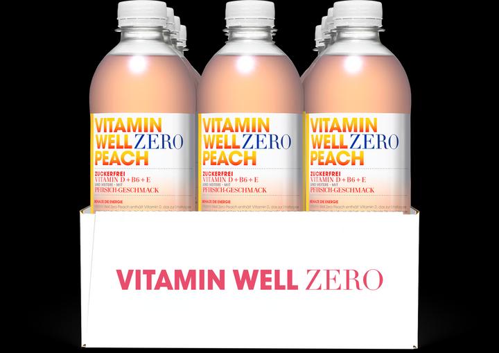 Produktbild Vitamin Well Zero (Pfirsich, 12 x)