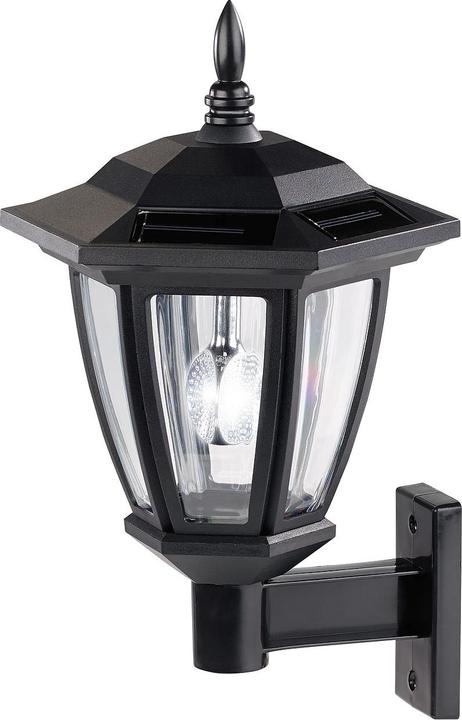 Produktbild Luminea Nostalgische Solar-LED-Wand-Leuchte für aussen (25 lm, IP44)