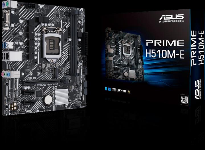 Actual product image ASUS PRIME H510M-E (LGA 1200, Intel H510, mATX)