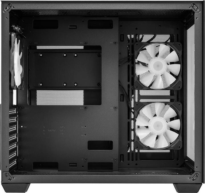 Productafbeelding Fortron FSP/ CMT380A/Midi Tower/Transpar./??ern?? (mATX, Mini-ITX, ATX)