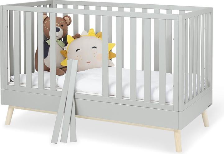 Actual product image Pinolino Children's room set 'Dusk' wide, 2 pcs. (Baby cot, Changing unit)