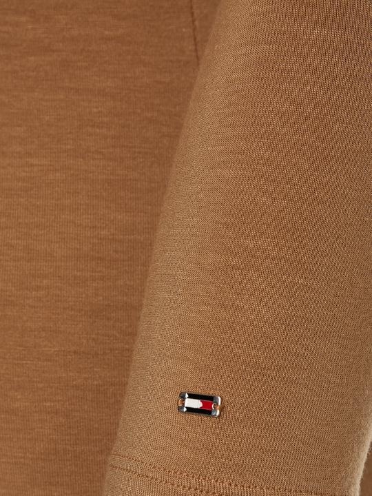 Actual product image Tommy Hilfiger Turtleneck jumper for women, slim turtleneck jumper made of soft Tencel (M)