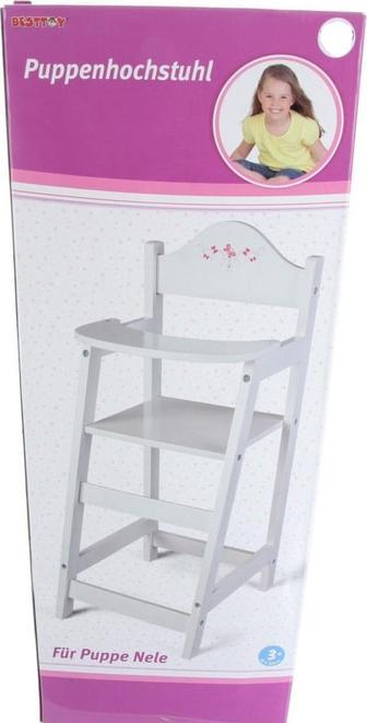 Actual product image Besttoy Doll's high chair for doll Maggy