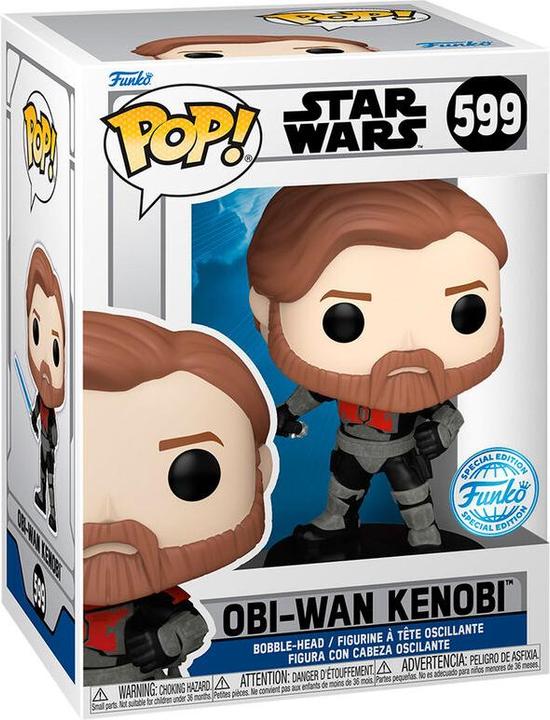 Actual product image Funko POP! Star Wars: The Clone Wars Obi-Wan Kenobi (Mandalorian Armor)