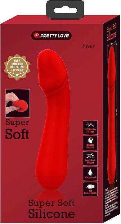 Produktbild Pretty Love Cetus Wiederaufladbarer Vibrator Rot