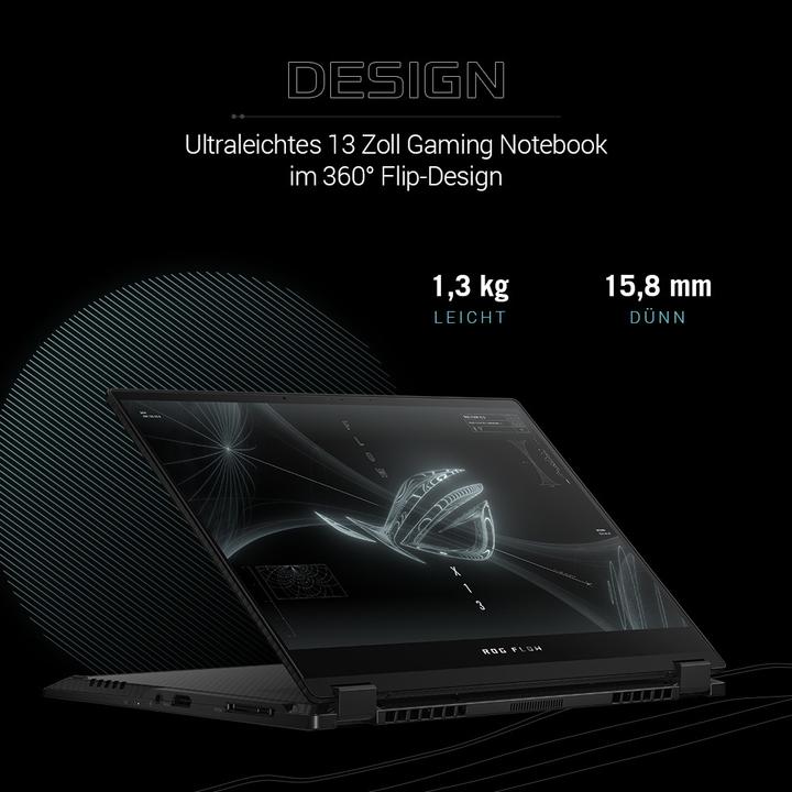 Produktbild ASUS Rog Flow X13 Flip (13.40", AMD Ryzen 9 6900HS, 32 GB, 512 GB, CH)