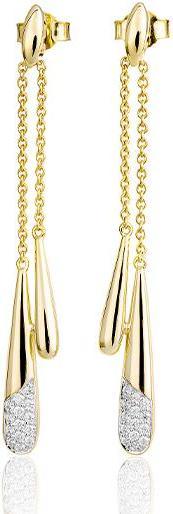 Breuning OHRSCHMUCK - BRILL. 0,28 Ct. H/si (750/18 K Gold)