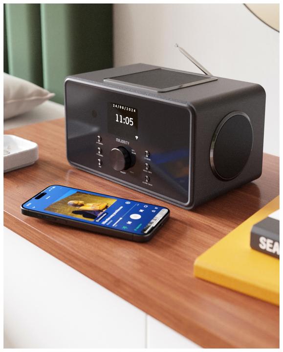 Actual product image Majority Bard (Web radio, DAB+, VHF, FM, Bluetooth, Wi-Fi)