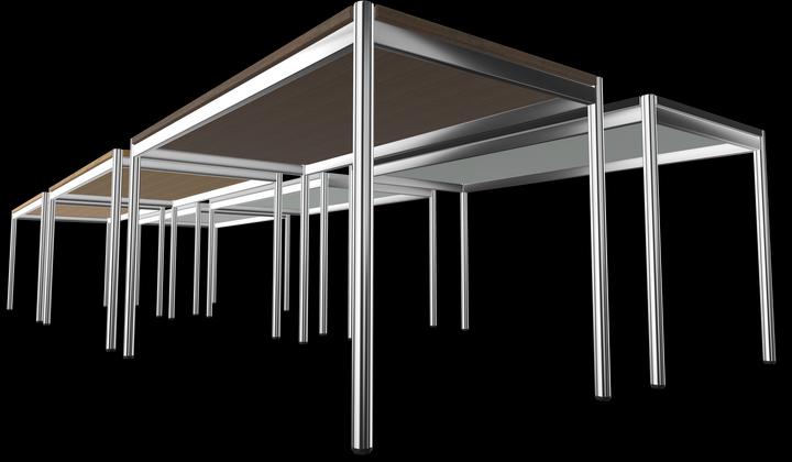Actual product image Dietiker Atos II meeting table (1400 x 700 x 749 mm)