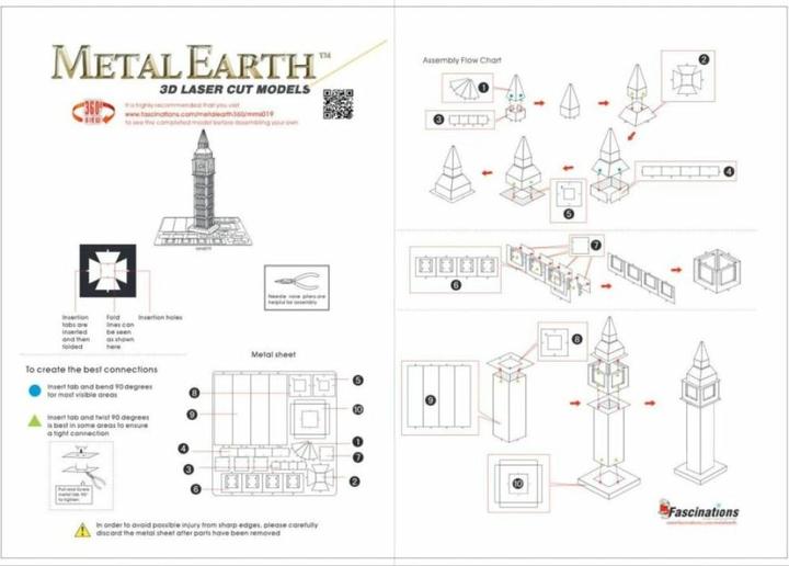 Produktbild Metal Earth Big Ben Tower