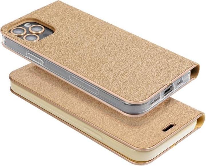 Produktbild Partner Telecom Book case OEM LUNA Book Gold for iPhone 7 Plus / 8 Plus gold (Apple iPhone 7 Plus)