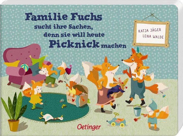 Actual product image Familie Fuchs sucht ihre Sachen, denn sie will heute Picknick machen (German, Lena Walde, 2022)