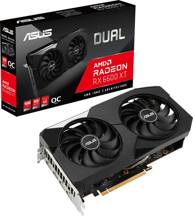Produktbild ASUS Radeon DUAL RX 6600 XT OC Edition (8 GB)