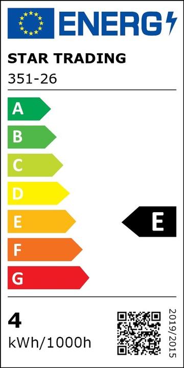 Energie-Label Star Trading G45 (E27, 4 W, 470 lm, 1 x, E)