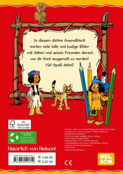 Image du produit Yakari : Mon bloc de coloriage