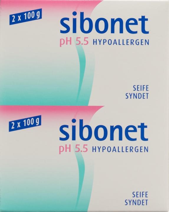 Actual product image Sibonet Soap pH 5.5 Hypoallergenic (Hard soap)