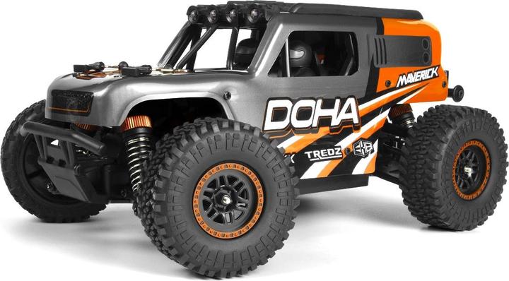 Maverick Doha 1/20 4WD Truck - Orange (Prêt à rouler) (RTR Prêt à fonctionner)